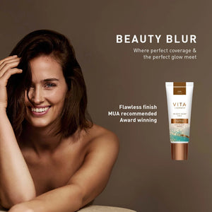 VITA LIBERATA - Beauty Blur Skin Tone Optimizer - LIGHT - (3-in-1 primer, tinted moisturiser & foundation). GEV GÆTUR: PRE ORDER / FJARGOYMSLA (er ávegis)