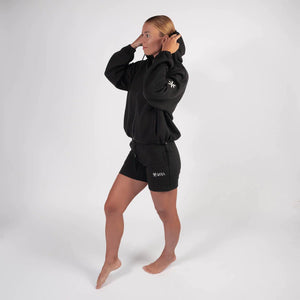 BARA - Black Lounge Waffle Hoodie