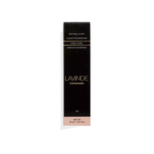 Indlæs billede til gallerivisning LAVINDE Copenhagen - Natural Glow Liquid Foundation 30 ML - 201C Cool Ivory
