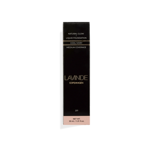 LAVINDE Copenhagen - Natural Glow Liquid Foundation 30 ML - 201C Cool Ivory