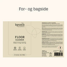Indlæs billede til gallerivisning BYOMS - Floor (Mild og frisk duft af Cristal De Mer) 480 ml
