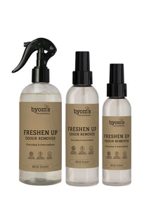 BYOMS - FRESHEN UP - PROBIOTIC ODOUR REMOVER - Mild scent (Fig milk - Vel ímillum 400/200/100 ML)