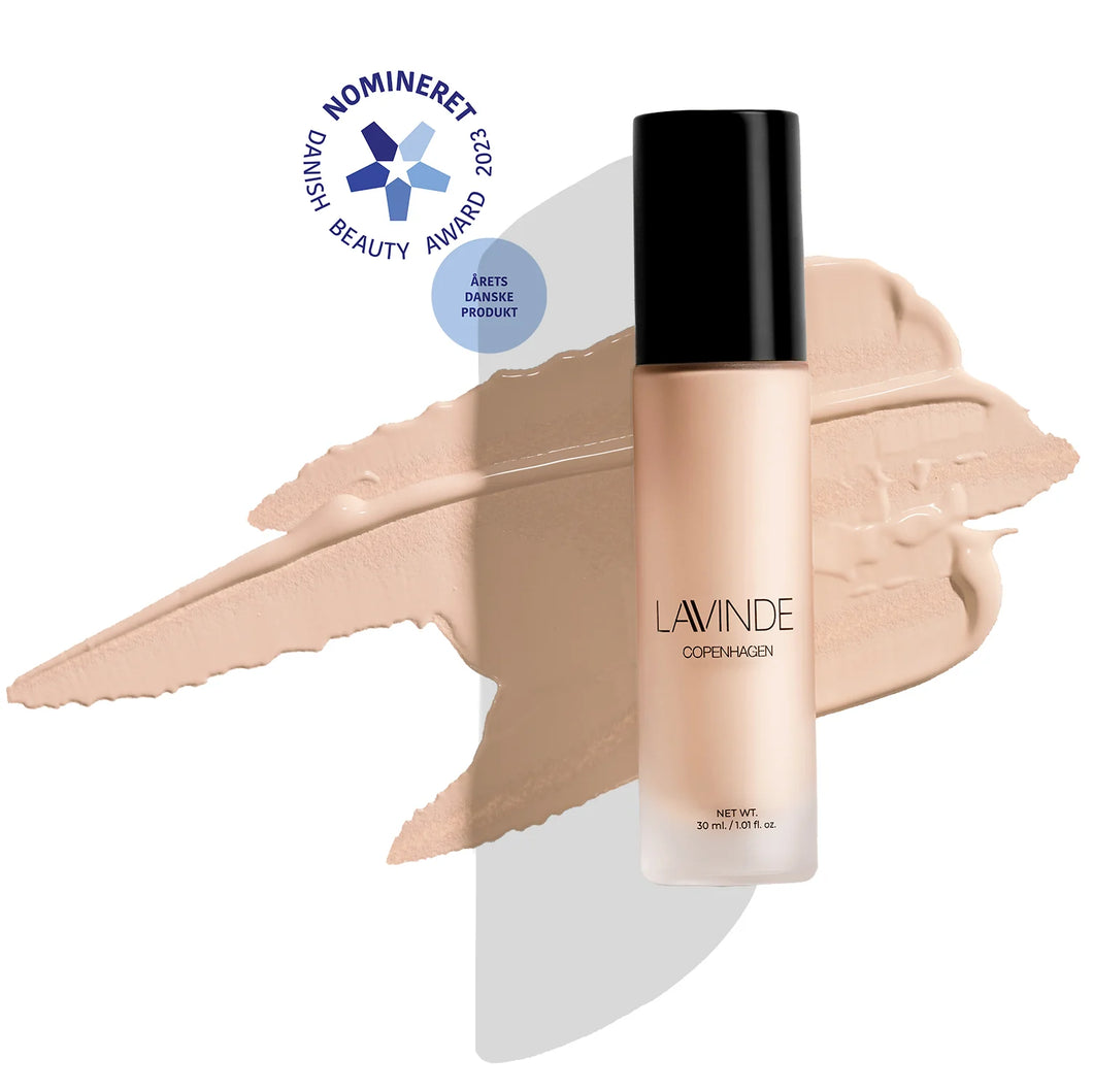 LAVINDE Copenhagen - Natural Glow Liquid Foundation 30 ML - 201C Cool Ivory