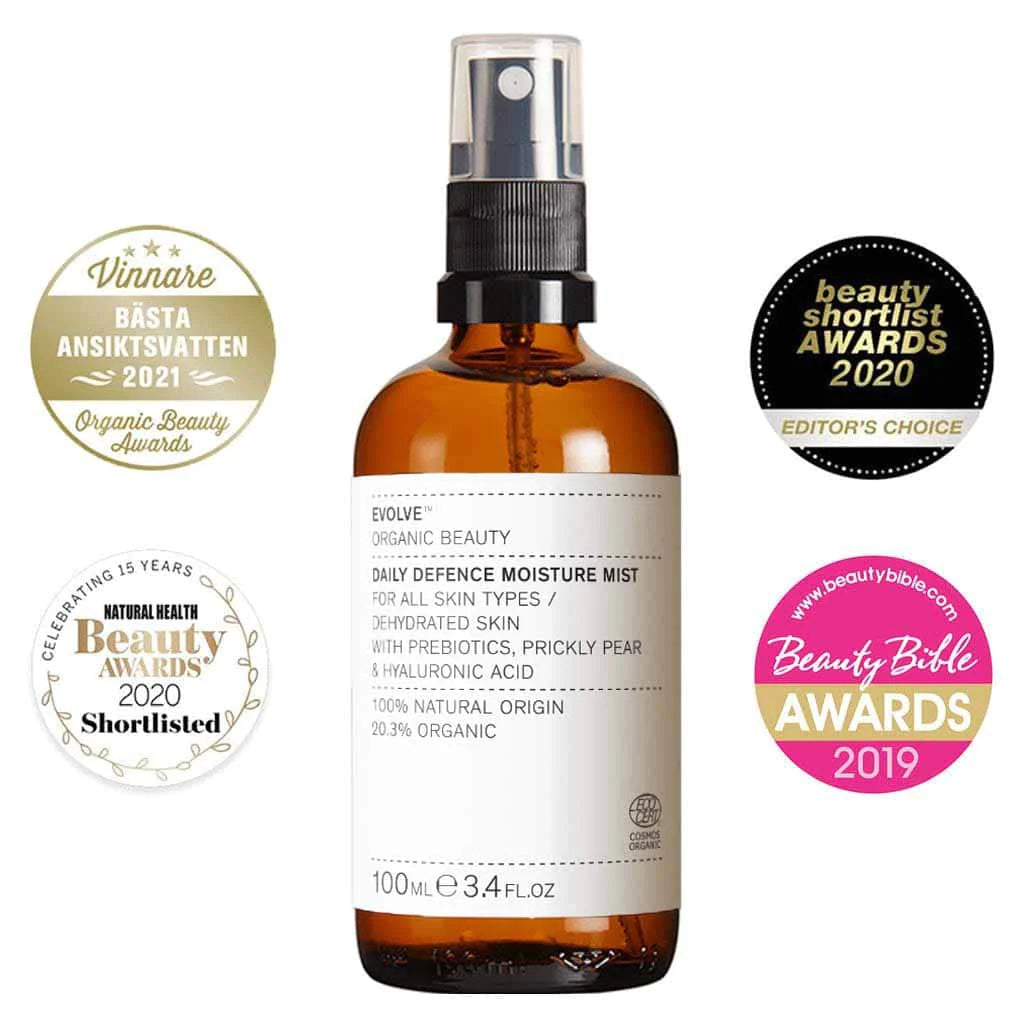 EVOLVE - Daily Defence Moisture Mist with Prebiotic, 100 ml (alle hudtyper)