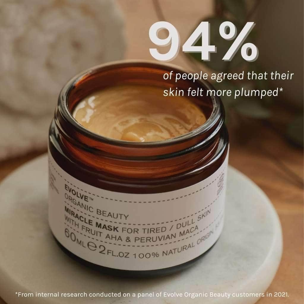EVOLVE - MIRACLE AHA 3 MINUTE MASK 30/60 ml (alle hudtyper)