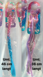 MARTINELIA Clips Hair Extention (hárklips - vel ímillum tvey sløg) 36/46 cm langt