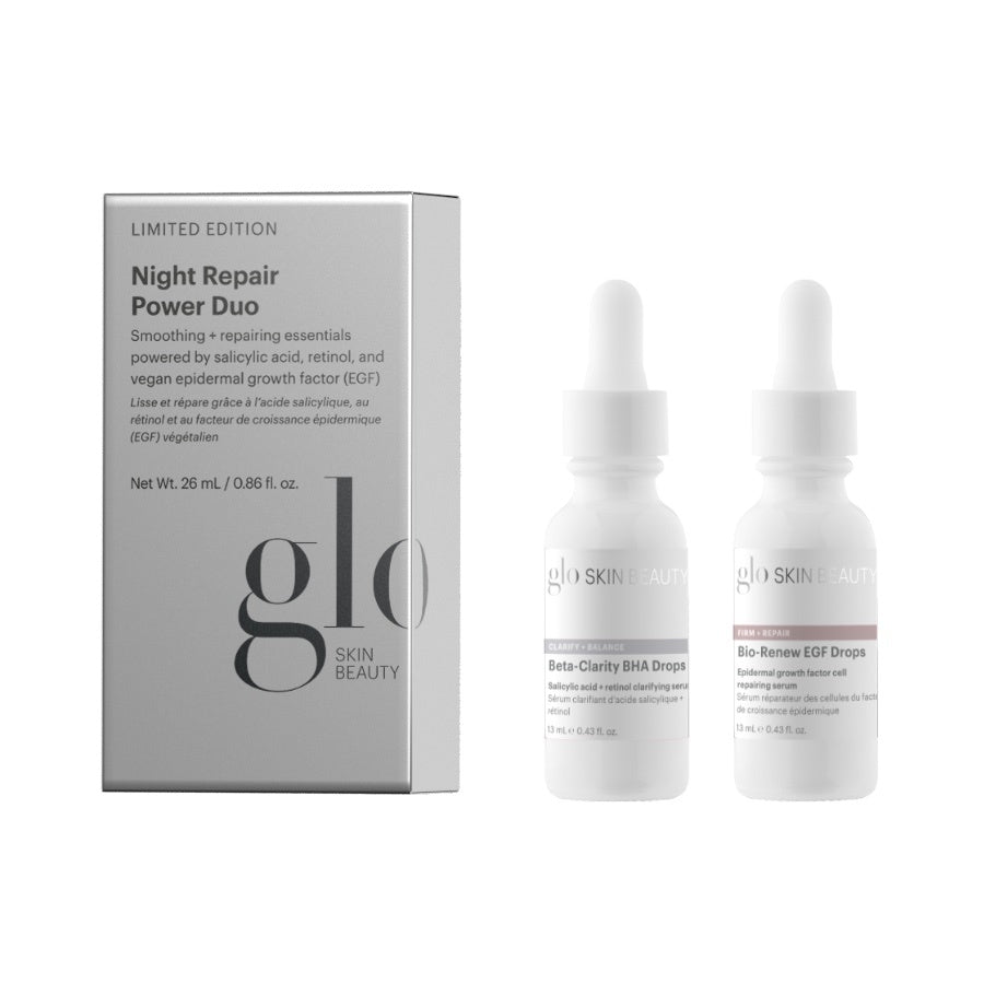 GLO SKIN BEAUTY - Night Repair Power Duo (Egnet til alle hudtyper) - Virði kr. 870,-