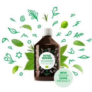 Vita Biosa (Økologisk fermenteret drik m. mælkesyrebakterier & urter) 500 ml