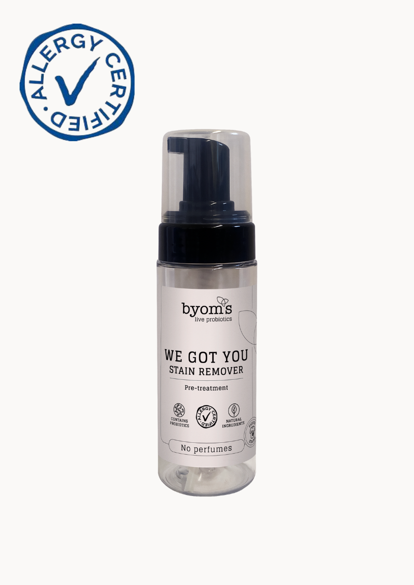 BYOMS - WE GOT YOU - PROBIOTIC STAIN REMOVER - PRE-TREATMENT - FOAM  - No perfumes - AC
