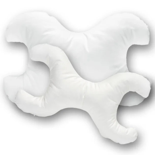 Save My Face SÆT: Stor og lille pude med 100% bomuldsbetræk - White