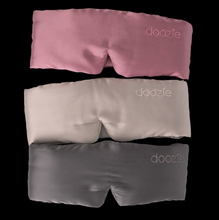 Indlæs billede til gallerivisning DOOZIE - Luxury Sleep Mask (Mulberry Silke i 22 momme - en kraftig kvalitet) - Pearl Grey
