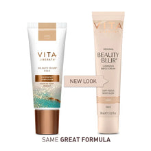 Indlæs billede til gallerivisning VITA LIBERATA - ORIGINAL BEAUTY BLUR - LIGHT (Luminous BB/CC CREAM - DEWY GLOW - primer &amp; tinted moisturiser)
