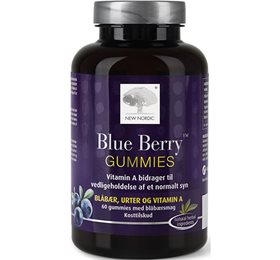 NEW NORDIC - Blue Berry gummies 60 stk.
