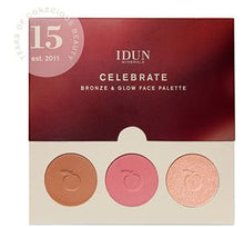 Indlæs billede til gallerivisning IDUN - Celebrate Bronze &amp; Glow Face Palette
