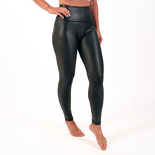 Indlæs billede til gallerivisning BARA - Faux Leather Shape Tights 2.0 - NEW !! Now without front seam
