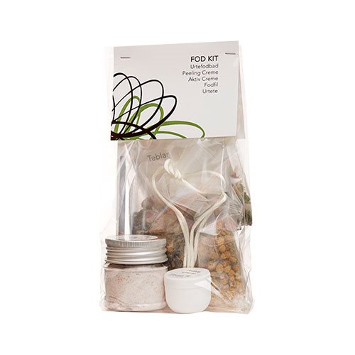 Fod Kit urtefodbad, peeling - pre order. (Væntast í  fø. tann 25. - 26. nov. um tað er á goymslu í Dk,  tá vit bíleggja sunnukvøldið 23. nov.)