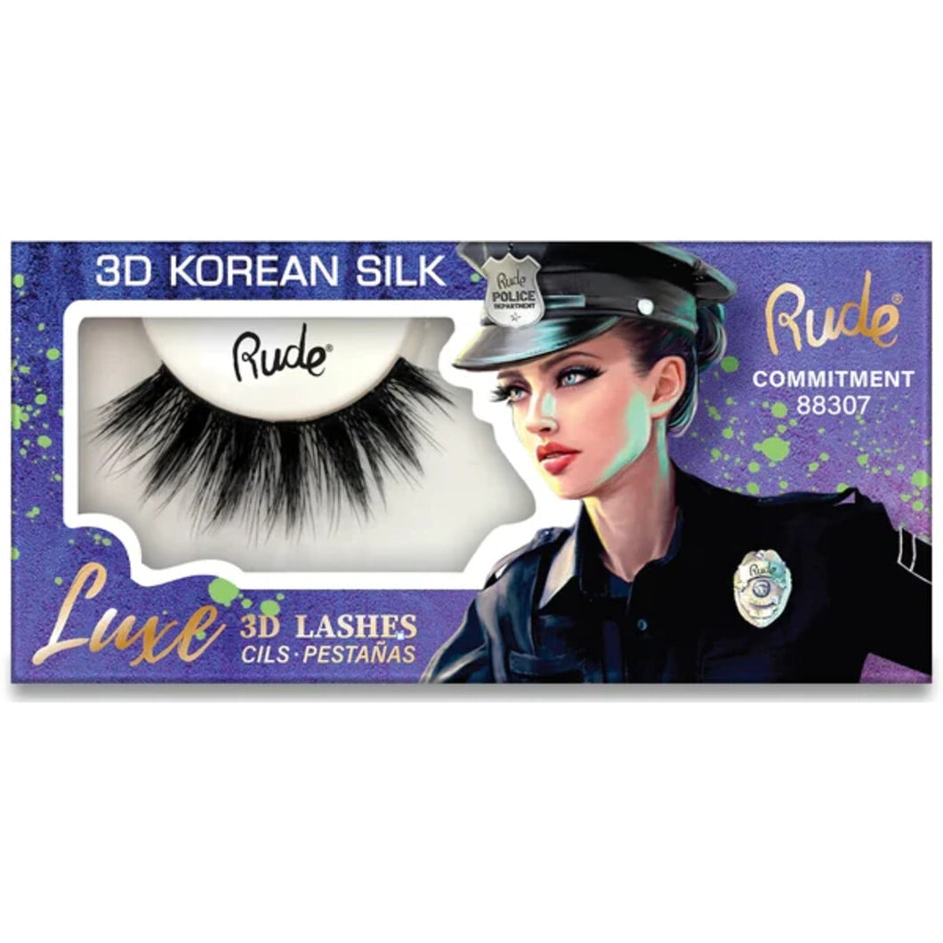 RUDE Luxe 3D Korean Silk Lashes - Commitment