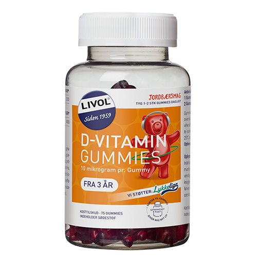Livol D-vitamin (75 stk. gummies)
