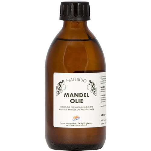 Rømer - Mandelolie massageolie glasflaske  250 ml.