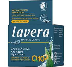LAVERA NATURKOSMETIK - BASIS SENSITIV ANTI-AGEING NIGHT CREAM Q10 - 50 ml