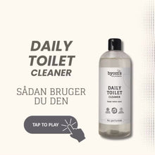 Indlæs og afspil video i gallerivisning BYOMS - PROBIOTIC DAILY TOILET CLEANER – No perfumes - Allergy certified - 480 ml
