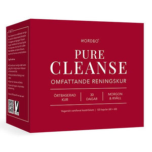 NORDBO - Pure Cleanse vegansk 2x60 kapslar (til 30-dages vegansk certificeret udrensningskur)