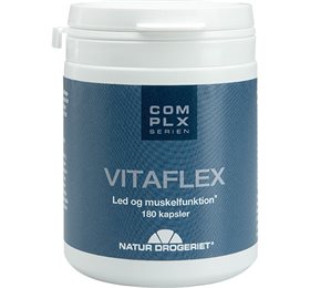 Natur Drogeriet - Vitaflex 180 kapslar (indeholder ingredienser til dine led og muskelfunktion, bl.a. boswelia og gurkemeje)