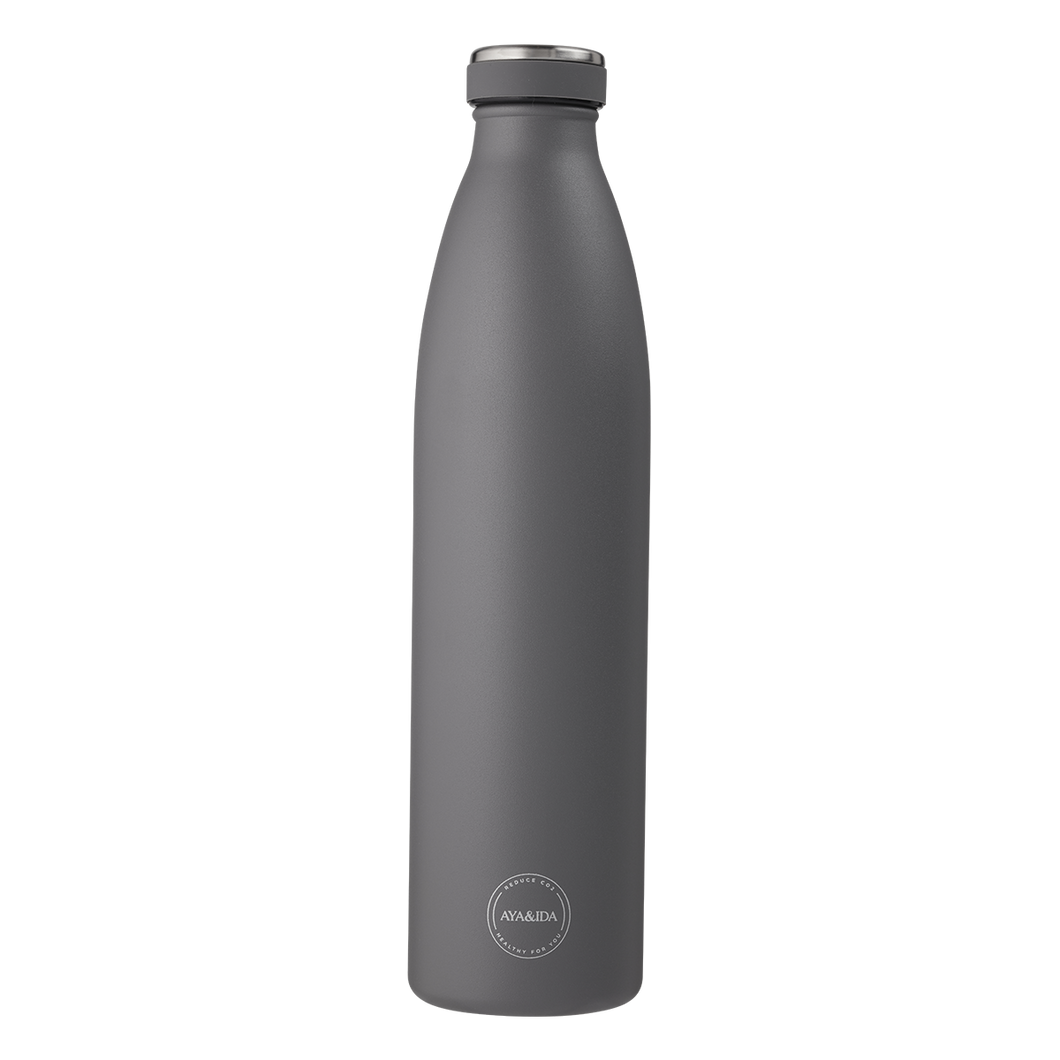 AYA&IDA - Drikkeflaske - DARK GREY - 1000 ML