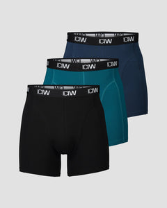 ICANIWILL - Boxer 3-pack Black/Teal