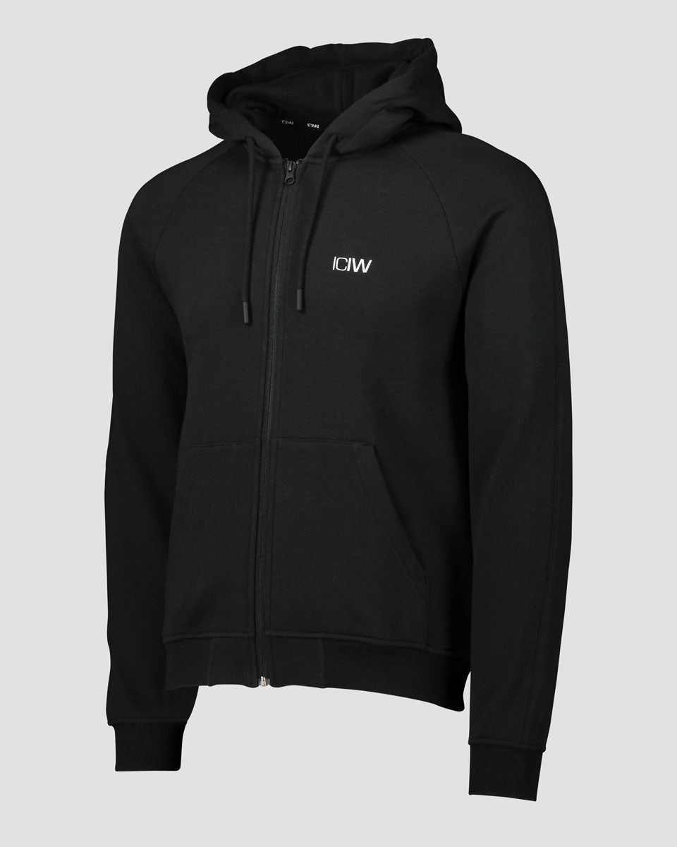 SPAR 20%: ICANIWILL - Essential Zipper Hoodie Black Men (XL er eftir)