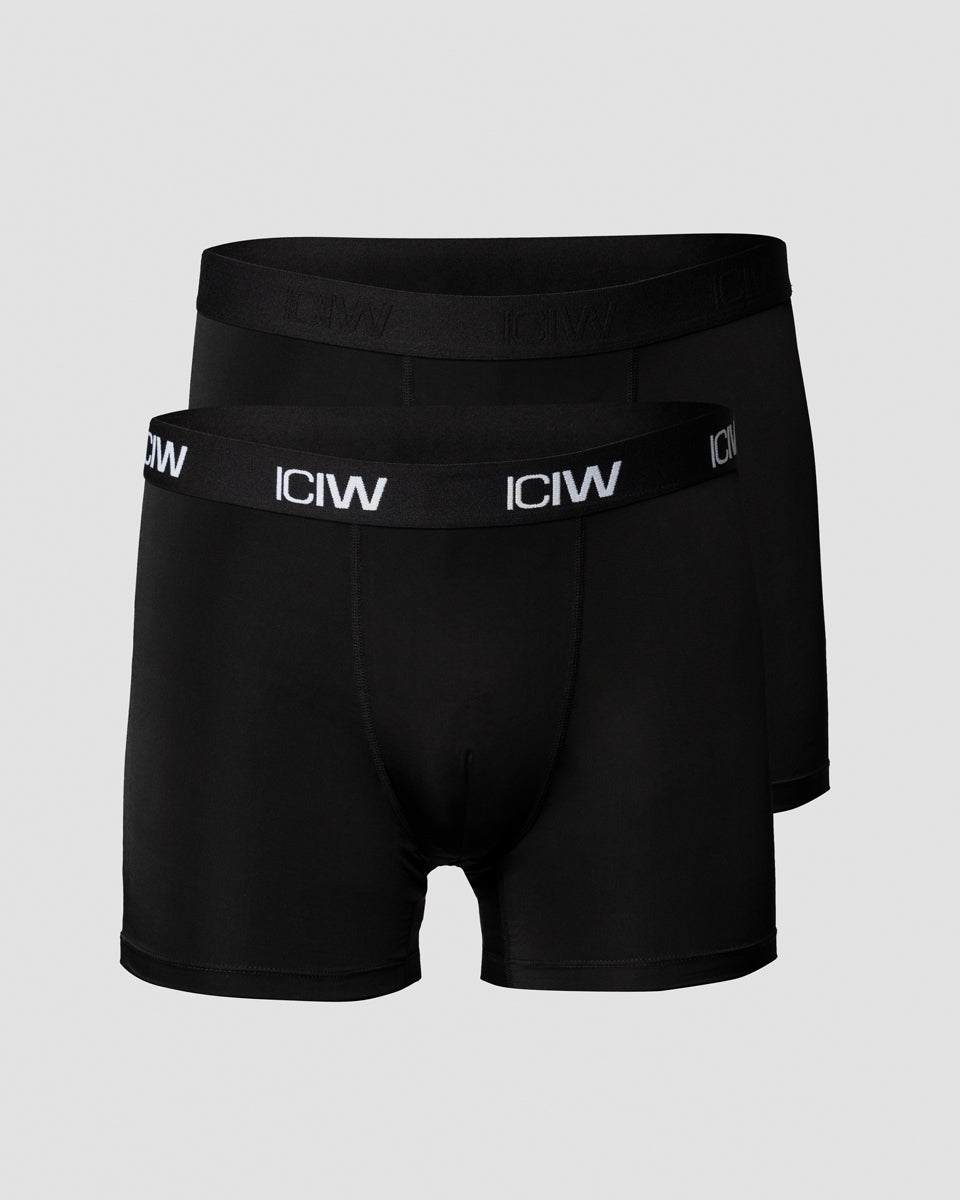 ICANIWILL - Sport Boxer 2-pack Black