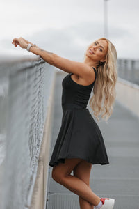 BARA - Black Tennis Dress