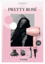 Indlæs billede til gallerivisning LIMITED EDITION:  HH Simonsen - XS DRYER PRETTY ROSÉ (Limited Edition) + 2 professional nozzles &amp; diffuser (+ÓKEYPIS heat protection) - Virði 2.249,95 - SPARIR 950 KR.
