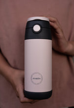 Indlæs billede til gallerivisning AYA&amp;IDA - Kids Straw Bottle - Soft Rose - 350 ML
