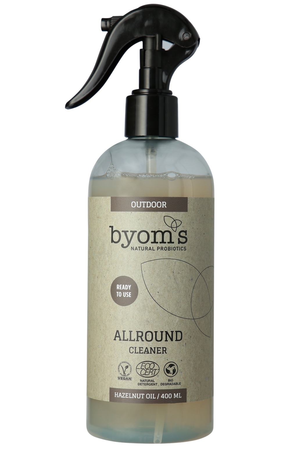 BYOMS - OUTDOOR Allround cleaner 400 ml. | Hazelnut oil