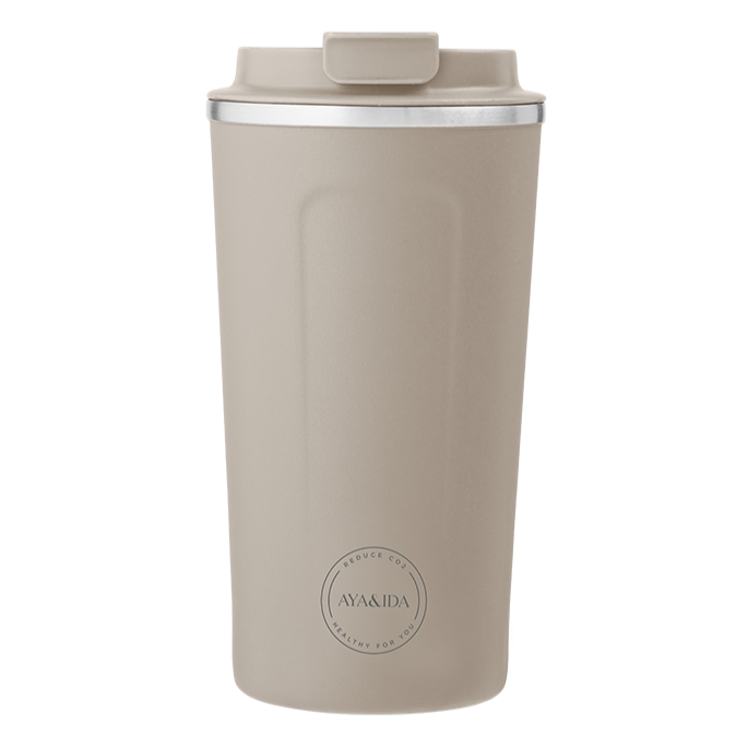 AYA&IDA - CUP2GO CREAM BEIGE 500 ML