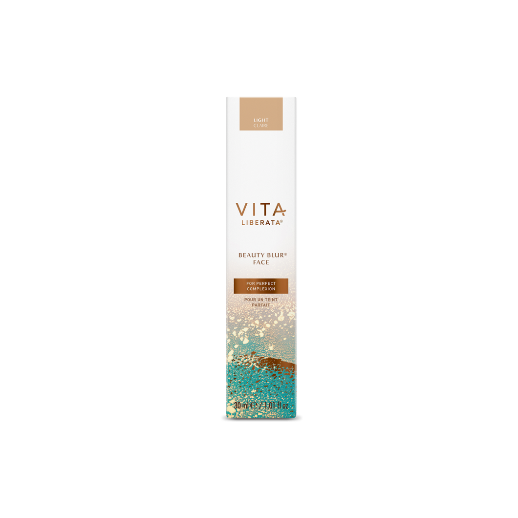 VITA LIBERATA - Beauty Blur Skin Tone Optimizer - LIGHT (Farven svarer til tidl. Latte Light) - (3-in-1 primer, tinted moisturiser & foundation) - PRE ORDER