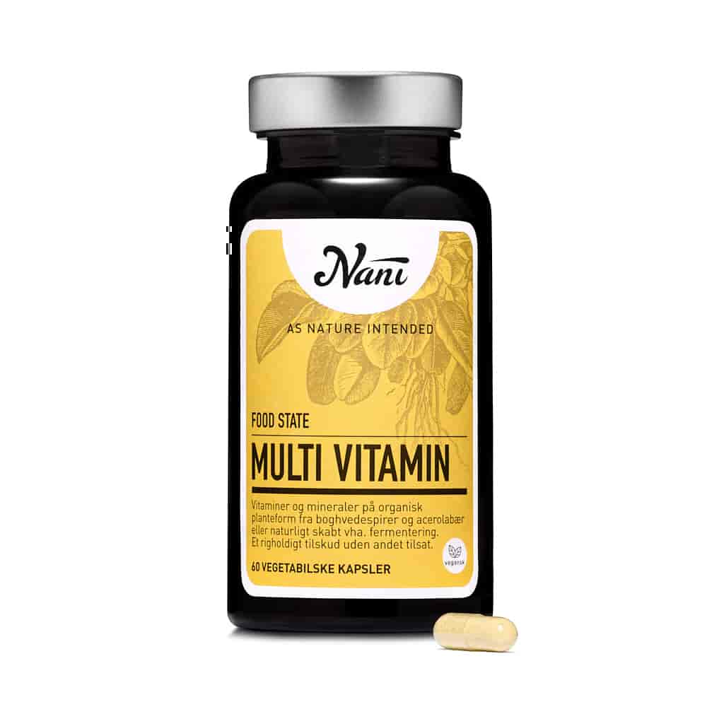 NANI - Multivitamin Food state- 60 kapsler (Nokk til uml. 2 mðr.)