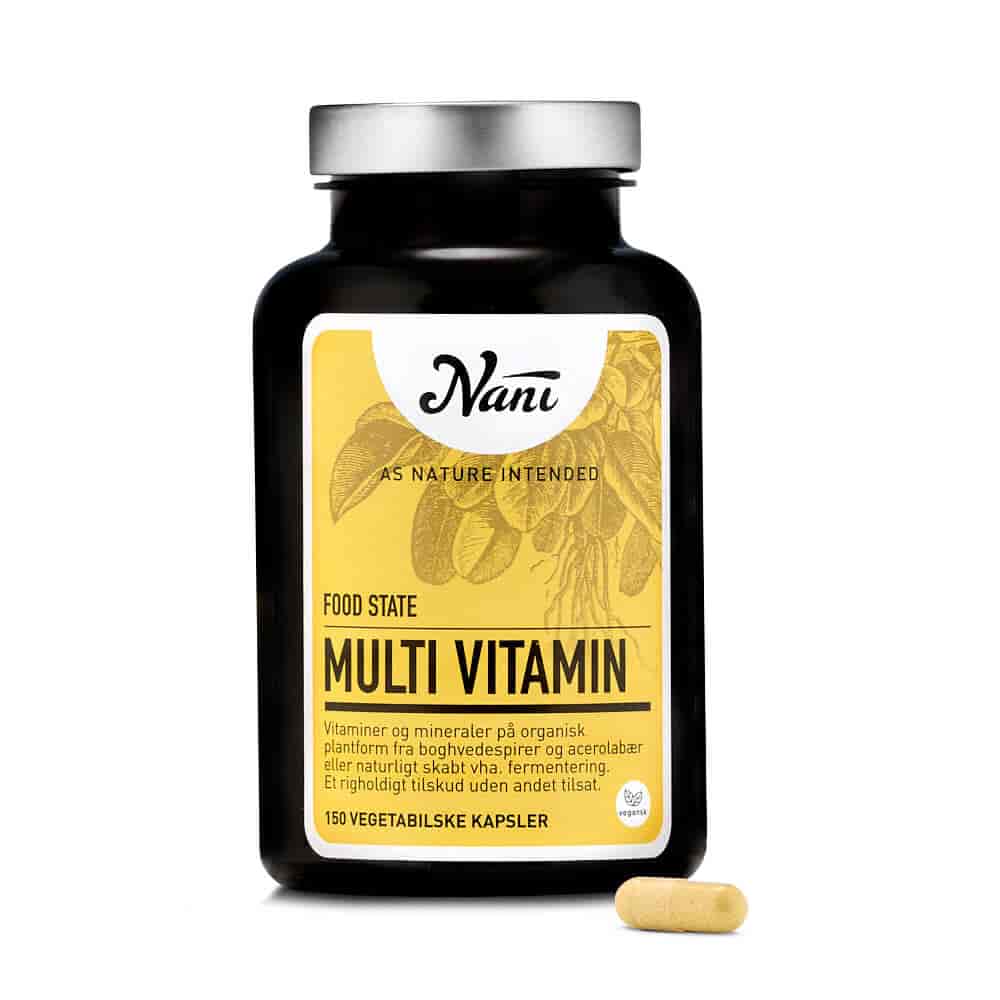 NANI - Multivitamin food state 150 kapsler (til 75 - 150 dages forbrug )