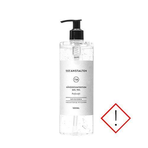 Hånddesinfektion Gel 70% 500 ML (håndsprit/hondspritt) - Badeanstalten