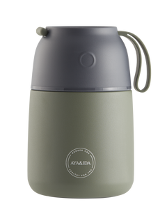 AYA&IDA - Food'ie LUNCH BOX – TROPICAL GREEN - 500 ML