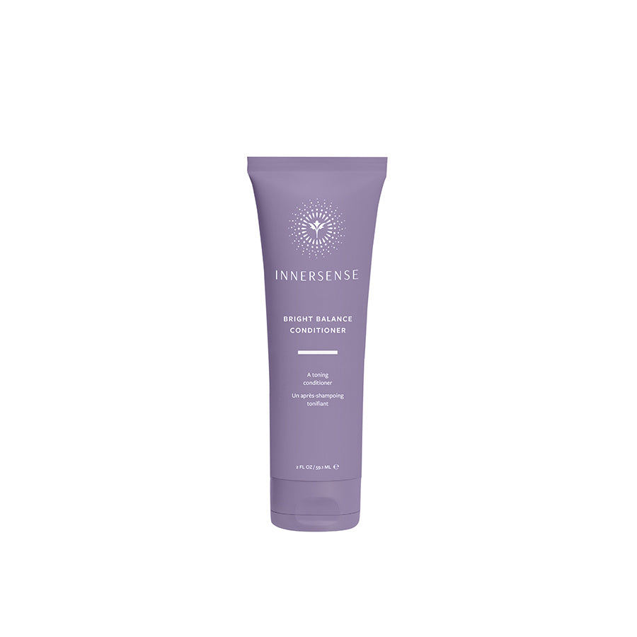 INNERSENSE - Bright Balance Conditioner, 295 ml - til alle hårtyper (neutraliserer de gyldne toner, mens den booster hårets glans - 