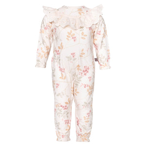 LITTLE WONDERS - Pale Spring Carisma heldragt med blonde krave