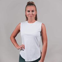 Indlæs billede til gallerivisning White Eco Tank Top  - BARA
