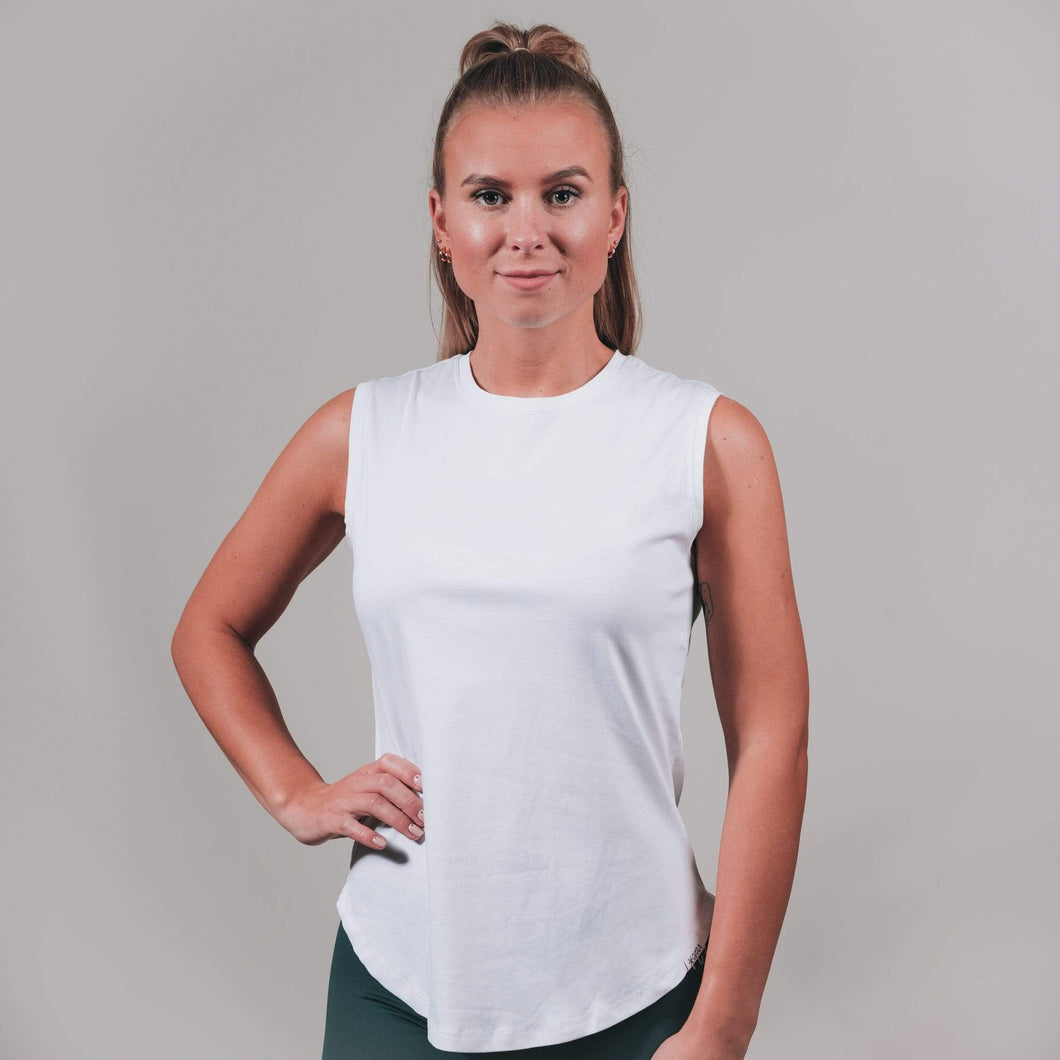 White Eco Tank Top  - BARA