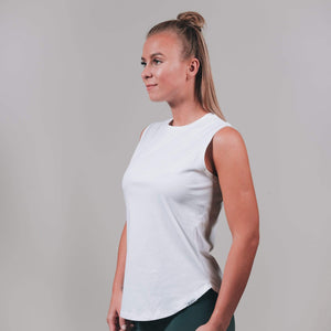 White Eco Tank Top  - BARA