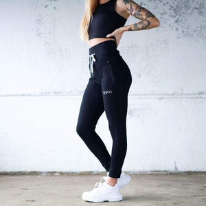 BARA - Black High Waisted Jogger