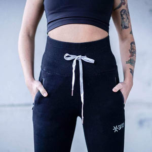 BARA - Black High Waisted Jogger