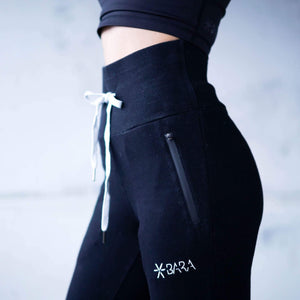 BARA - Black High Waisted Jogger