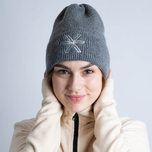 BARA - Dark Grey Merino Wool Beanie